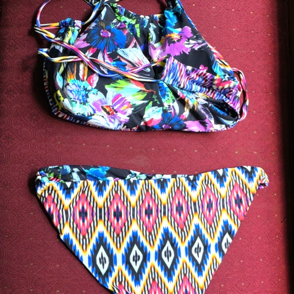 Tinibikini Multicolor Patterned Bikini - image 4